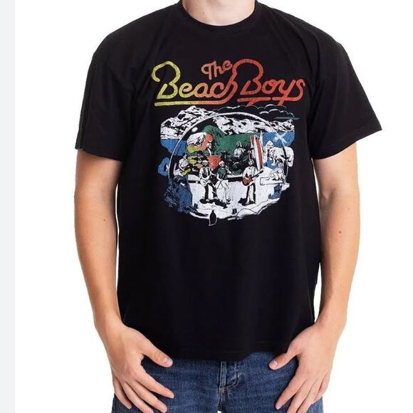 The Beach Boys Men's Live Drawing T-Shirt, Unisex Size Medium - Picture 1 of 5